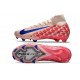 Chaussure Nike Mercurial Superfly X Elite FG Rose Rouge Bleu