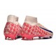 Chaussure Nike Mercurial Superfly X Elite FG Rose Rouge Bleu