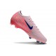 Chaussures de Football Nike Mercurial Vapor 16 Elite FG Rose Bleu