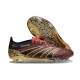 adidas Predator Elite FG Chaussure Rouge Lucide Or Noir
