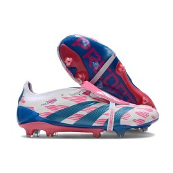 adidas Predator Elite FT FG Chaussures Blanc Ftwr Bleu Solaire Rose