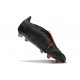 adidas Predator Elite FT FG Chaussures Noir Gris Quatre Rouge Lucide