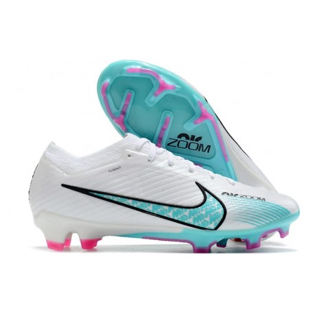 Nike Zoom Mercurial Vapor 15 Elite FG Blanc Bleu Baltique Rose Indigo Brume