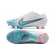 Nike Zoom Mercurial Vapor 15 Elite FG Blanc Bleu Baltique Rose Indigo Brume