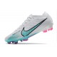 Nike Zoom Mercurial Vapor 15 Elite FG Blanc Bleu Baltique Rose Indigo Brume