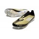 Chaussure Adidas F50 + Laceless FG X Messi Doré Noir Blanc 