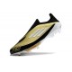 Chaussure Adidas F50 + Laceless FG X Messi Doré Noir Blanc 