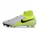 Chaussures Nike Phantom Luna Elite FG Argent Métallique Noir Volt