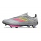 Chaussure Adidas F50 + Laceless FG Gris Jaune Solaire