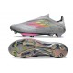 Chaussure Adidas F50 + Laceless FG Gris Jaune Solaire