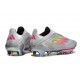 Chaussure Adidas F50 + Laceless FG Gris Jaune Solaire