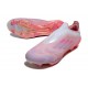 Chaussure Adidas F50 + Laceless FG Rose Blanc