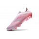 Chaussure Adidas F50 + Laceless FG Rose Blanc
