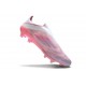 Chaussure Adidas F50 + Laceless FG Rose Blanc