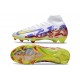 Nike Zoom Mercurial Superfly 10 Elite FG Blanc Violet Jaune Rouge