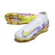 Nike Zoom Mercurial Superfly 10 Elite FG Blanc Violet Jaune Rouge
