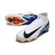 Nike Zoom Mercurial Superfly 10 Elite FG Blanc Bleu Noir