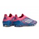 Chaussure adidas F50 Elite LL FG Bleu Solaire Blanc Ftwr Rose