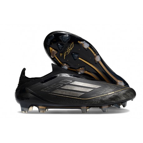 Chaussure adidas F50 Elite LL FG Noir Argenté Doré