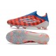 Chaussure adidas F50 Elite LL FG Rouge Bleu Blanc