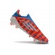 Chaussure adidas F50 Elite LL FG Rouge Bleu Blanc