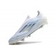 Chaussure adidas F50 Elite LL FG Blanc Bleu