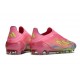 Chaussure adidas F50 Elite LL FG Rose Jaune Violet