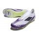 Chaussure adidas F50 Elite LL FG X Messi Blanc Ftwr Noir Violet Uni