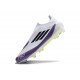 Chaussure adidas F50 Elite LL FG X Messi Blanc Ftwr Noir Violet Uni