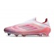 Chaussure adidas F50 Elite LL FG Rose Blanc