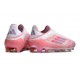 Chaussure adidas F50 Elite LL FG Rose Blanc