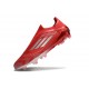 Chaussure adidas F50 Elite LL FG Rouge Argent