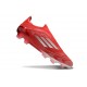 Chaussure adidas F50 Elite LL FG Rouge Argent