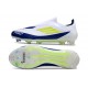 Chaussure adidas F50 Elite LL FG Blanc Jaune Solaire Bleu Lucide