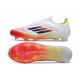 Chaussure adidas F50 Elite LL FG Blanc Noir Jaune Solaire Rouge