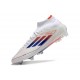 adidas F50 Elite Mid FG Nouvel Advancement - Blanc Rouge Bleu