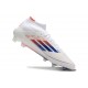 adidas F50 Elite Mid FG Nouvel Advancement - Blanc Rouge Bleu