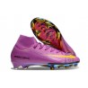 Nike Air Zoom Mercurial Superfly X Elite FG Violet Jaune