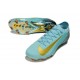 Nike Zoom Mercurial Vapor XVI Elite FG Neuf Bleu Or