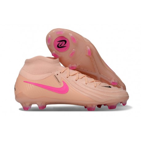 Chaussures Nike Phantom Luna Elite FG Teinte Cramois Rose Explosif