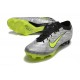 Nike Zoom Mercurial Vapor 15 Elite FG Neuf Argent Métallique Vert Noir
