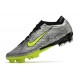 Nike Zoom Mercurial Vapor 15 Elite FG Neuf Argent Métallique Vert Noir