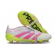 adidas Predator Elite Foldover Tongue FG Blanc Rose Lucide Citron Lucide