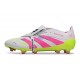 adidas Predator Elite Foldover Tongue FG Blanc Rose Lucide Citron Lucide