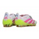 adidas Predator Elite Foldover Tongue FG Blanc Rose Lucide Citron Lucide