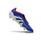 adidas Predator Elite Foldover Tongue FG Bleu Rouge Blanc