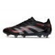 Crampon adidas Predator Elite FG Noir Gris Quatre Rouge Lucide