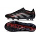 Crampon adidas Predator Elite FG Noir Gris Quatre Rouge Lucide