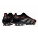 Crampon adidas Predator Elite FG Noir Gris Quatre Rouge Lucide