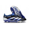 Crampon adidas Predator Elite FG Noir Bleu Blanc